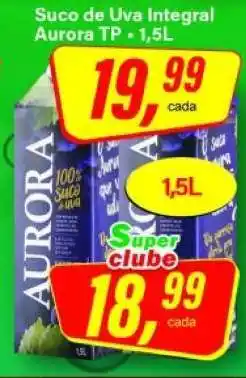 Rede Supermarket Suco de Uva Integral Aurora Tp oferta