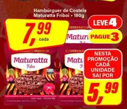 Rede Supermarket Hambúrguer de Costela Maturatta Friboi oferta