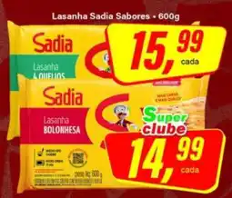 Rede Supermarket Lasanha Sadia Sabores oferta