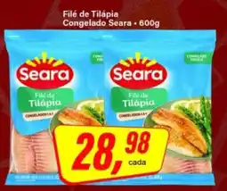 Rede Supermarket Filé de Tilápia Congelado Seara - 600g oferta