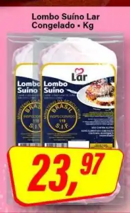 Rede Supermarket Lombo Suíno Lar Congelado oferta