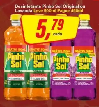 Rede Supermarket Desinfetante Pinho Sol Original ou Lavanda oferta
