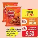 Atacadão Seara - frango de padaria a passarinho congelado oferta