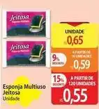 Atacadão Jeitosa - esponja multiuso oferta
