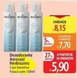 Atacadão Herbissimo - desodorante aerossol oferta