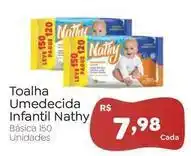 Novo Atacarejo Nathy - toalha umedecida infantil oferta