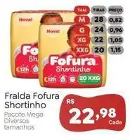 Novo Atacarejo Fofura - fralda shortinho oferta