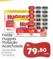 Novo Atacarejo Huggies - fralda proteção acolchãoada oferta
