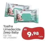 Novo Atacarejo Zeep - toalha umedecida baby oferta