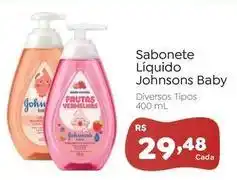 Novo Atacarejo Johnson's - sabonete líquido baby oferta