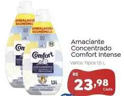 Novo Atacarejo Comfort - amaciante concentrado intense oferta