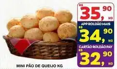 Roldão Mini - pao de queijo oferta