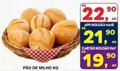 Roldão Mais - pão de milho oferta