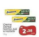 Sorriso - creme dental juá e hortela