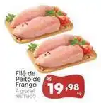 Novo Atacarejo Filé de peito de frango oferta