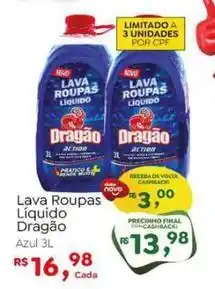 Novo Atacarejo Dragão - lava roupas liquido oferta