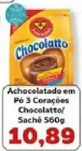 Achocolatado em Pó 3 Corações Chocolatto