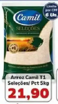Supermercados Tauste Arroz camil t1 seleções oferta
