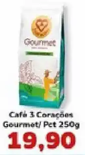 Supermercados Tauste Café 3 Corações Gourmet/ Pet oferta