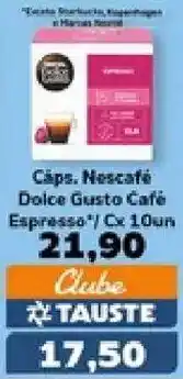 Supermercados Tauste Cáps. Nescafé Dolce Gusto Café Espresso oferta