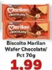 Supermercados Tauste Biscoito Marilan Wafer Chocolate oferta