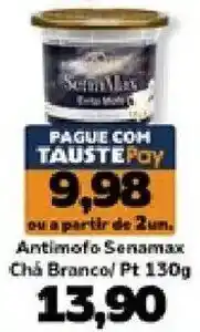Supermercados Tauste Antimofo Senamax Chá Branco/ Pt oferta