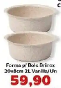 Supermercados Tauste Forma p/ Bolo Brinox oferta