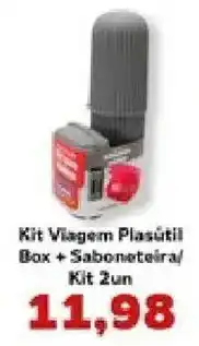 Supermercados Tauste Kit Viagem Plasútil Box + Saboneteira oferta