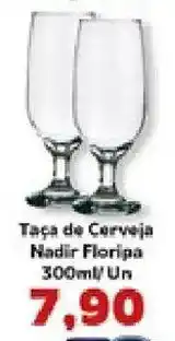Supermercados Tauste Taça de Cerveja Nadir Floripa oferta