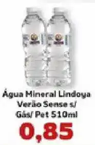 Supermercados Tauste Água Mineral Lindoya Verão Sense s/ Gás/ Pet oferta