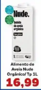 Supermercados Tauste Alimento de Avela Nude Orgânico oferta