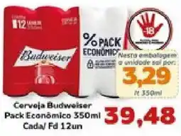Supermercados Tauste Cerveja budweiser oferta