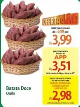 Atacadão Batata Doce Quilo oferta