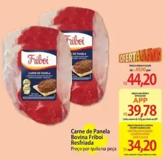 Carne de Panela Bovina Friboi Resfriada