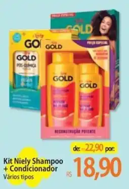 Atacadão Kit Niely Shampoo + Condicionador Vários tipos oferta