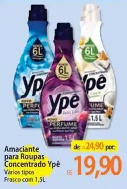 Atacadão Amaciante para Roupas Concentrado Ypê Vários tipos oferta