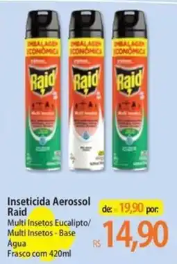Atacadão Inseticida Aerossol Raid Multi Insetos Eucalipto/ Multi Insetos - Base Água oferta