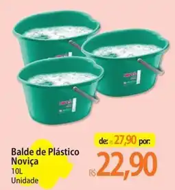 Atacadão Balde de Plástico Noviça oferta