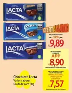 Atacadão Chocolate lacta vários sabores oferta