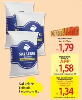 Atacadão Sal Lebre Refinado oferta