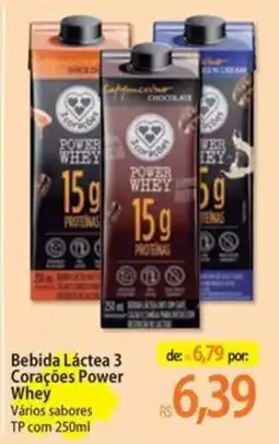 Atacadão Bebida Láctea 3 Corações Power Whey oferta