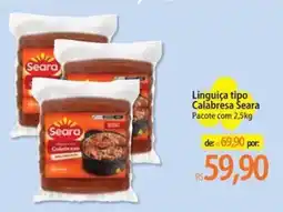 Atacadão Linguiça tipo Calabresa Seara oferta