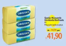 Atacadão Queijo Mussarela Girolanda Resfriado F4 oferta