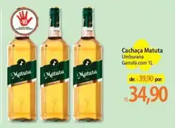 Atacadão Cachaça Matuta Umburana oferta