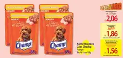Atacadão Alimento para Cães Champ Frango oferta