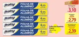 Atacadão Folha de alumínio pratsy oferta