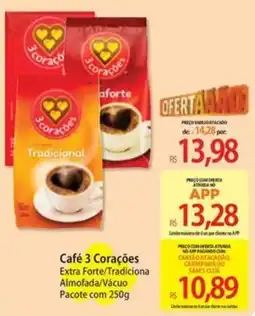 Atacadão Café 3 Corações Extra Forte/Tradicional oferta