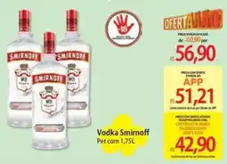Atacadão Vodka smirnoff oferta