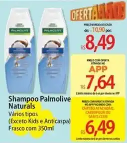 Atacadão Shampoo Palmolive Naturals Vários tipos (Exceto Kids e Anticaspa) oferta