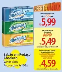 Atacadão Sabão em Pedaço Absoluto Vários tipos oferta